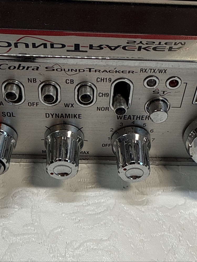 Cobra Sound Tracker 25 WX ST Untested