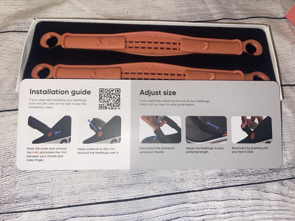 Heel Hugs Coral Adjustable Croc Straps NWT