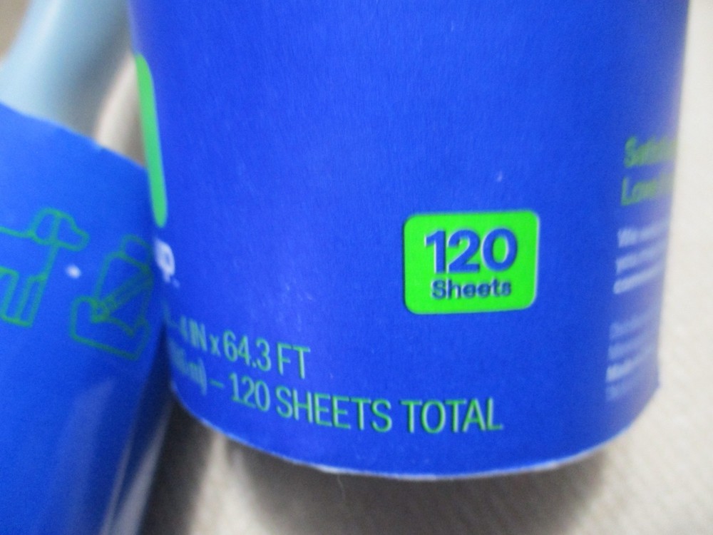 2 Super Stick Lint Rollers 120 Sheets each up&up™