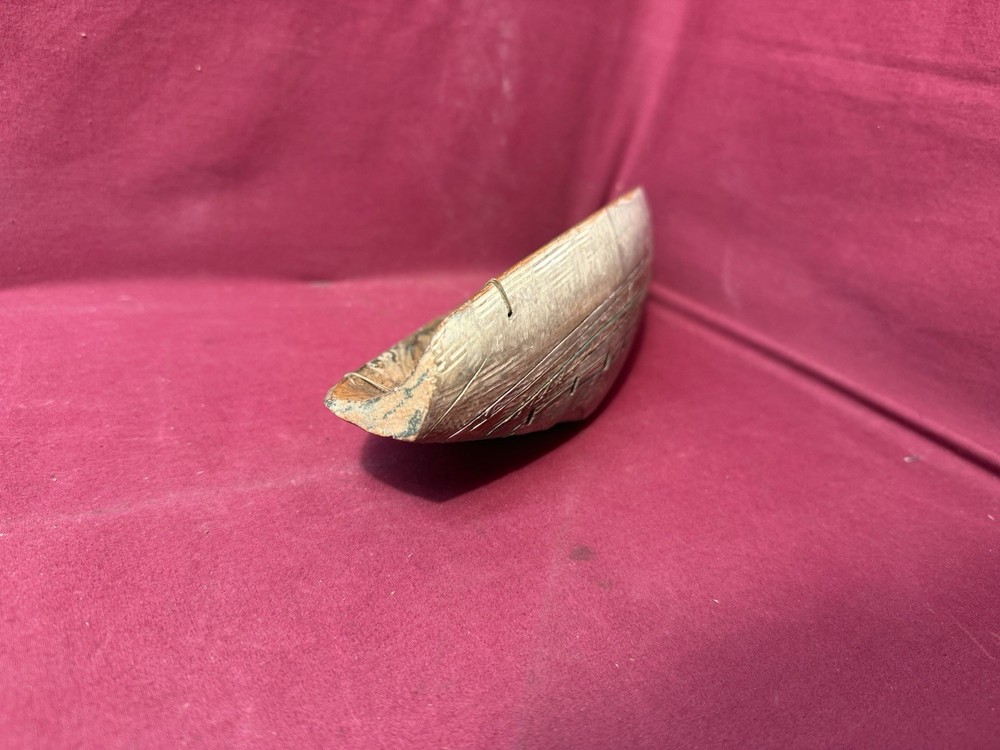 Vintage Carved Stone canoe
