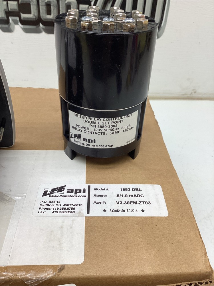 LFE API Panel Meter 1953 DBL NIB