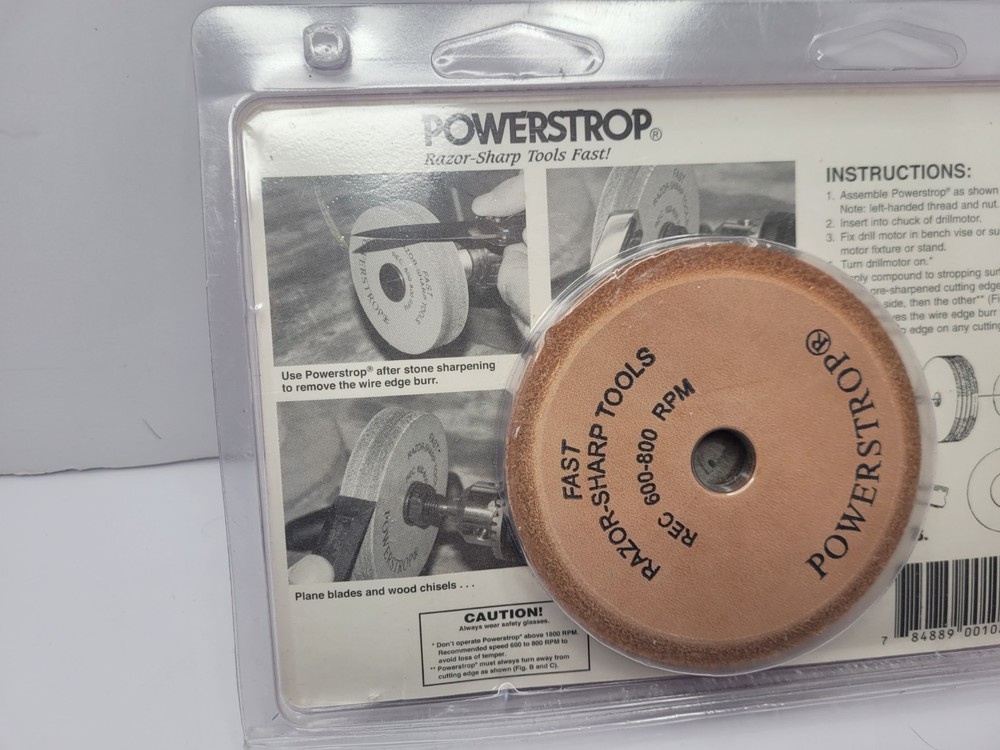 Powerstrop Razor Sharp Tools Fast Deluxe Kit Genuine Leather REC 600-800 New