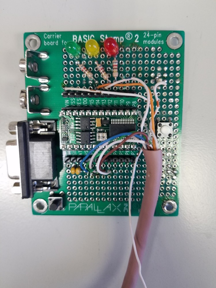 Parallax Base Stamp with BS2 Micro Computer Installed (Lot of 4)