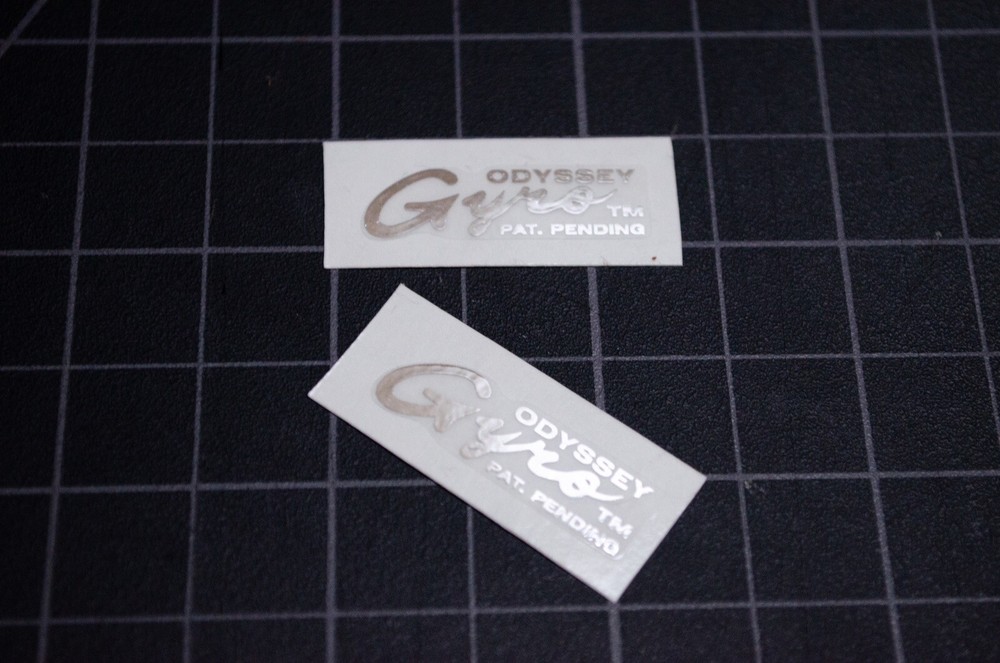 Decals for Odyssey Gyro Cup - CHROME
