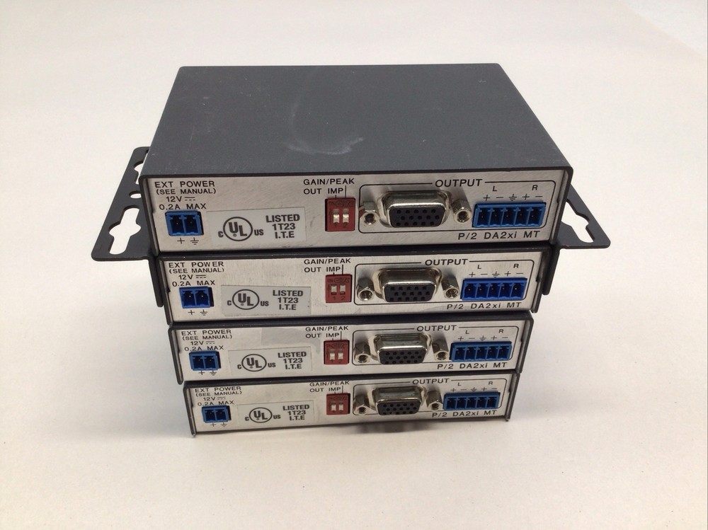 Extron Versa Tools P/2 DA2xi MT Amplifier Pack of 4