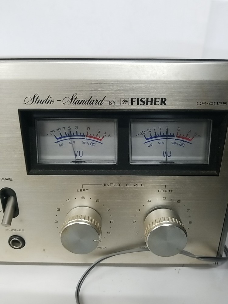 Fisher CR-4025 Studio Standard Tape Player Tested Working