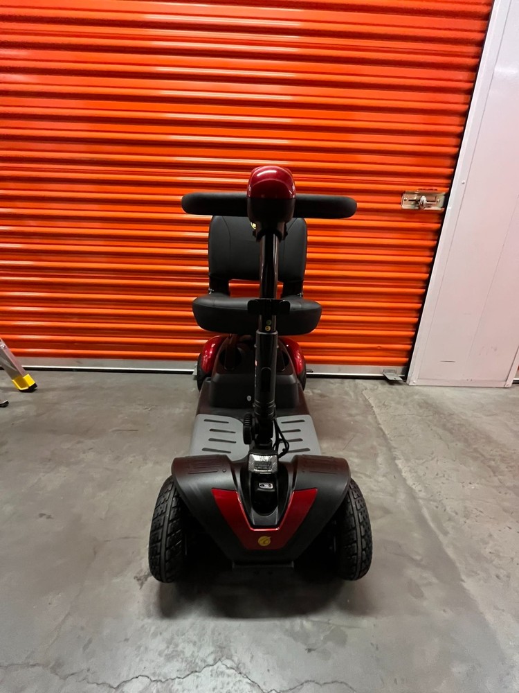 BUZZAROUND EX Extreme 4-Wheel Heavy Duty Long Range Mobility Scooter, Red