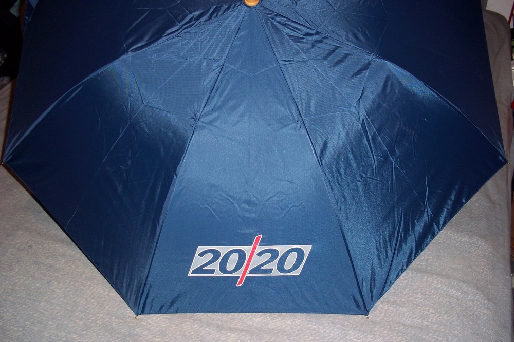 ABC News 20 20 Primetime Umbrella Button Pop Up Full