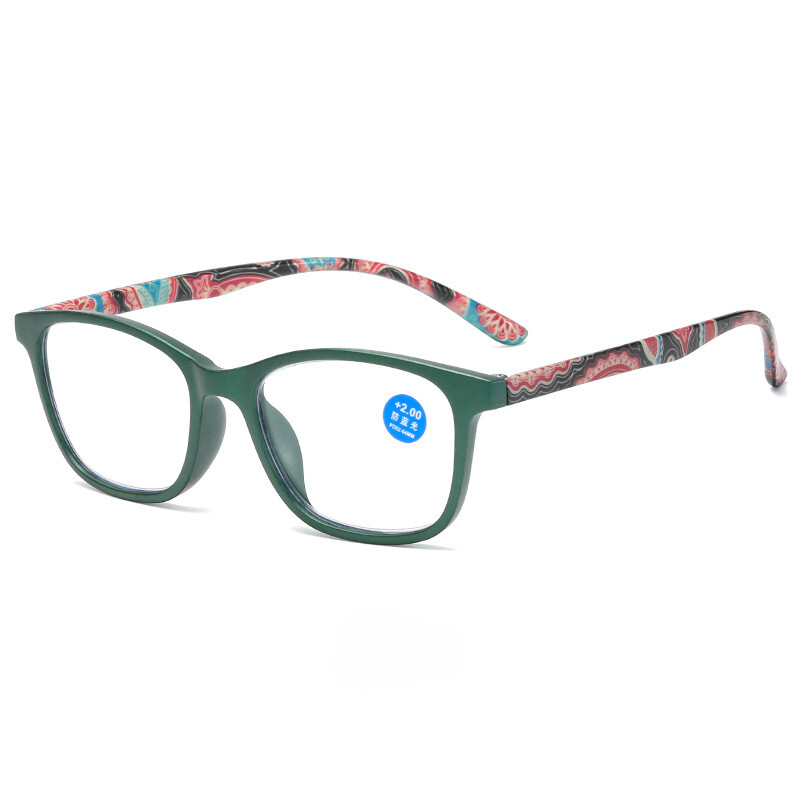 nti blue presbyopia glasses with printed reading glasses,patterned glasses