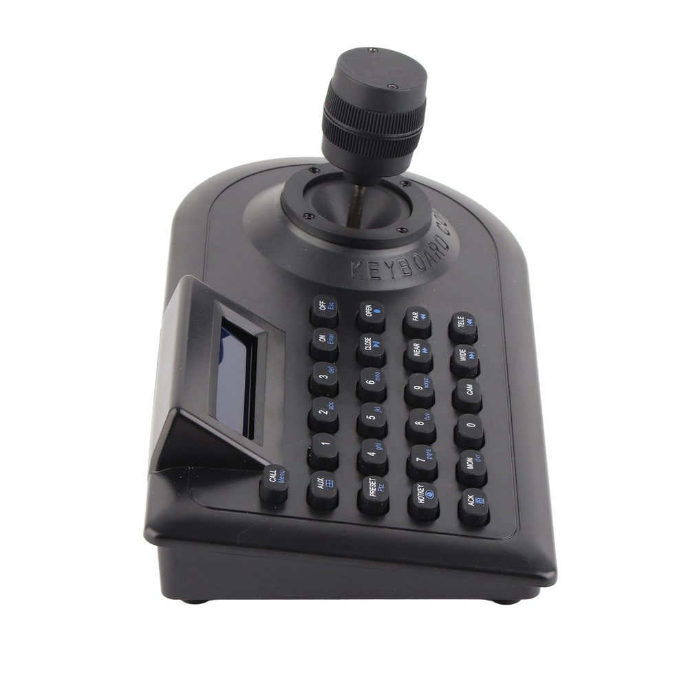 US Plug 3D PTZ Camera Controller Strong Compatibility LCD Display With