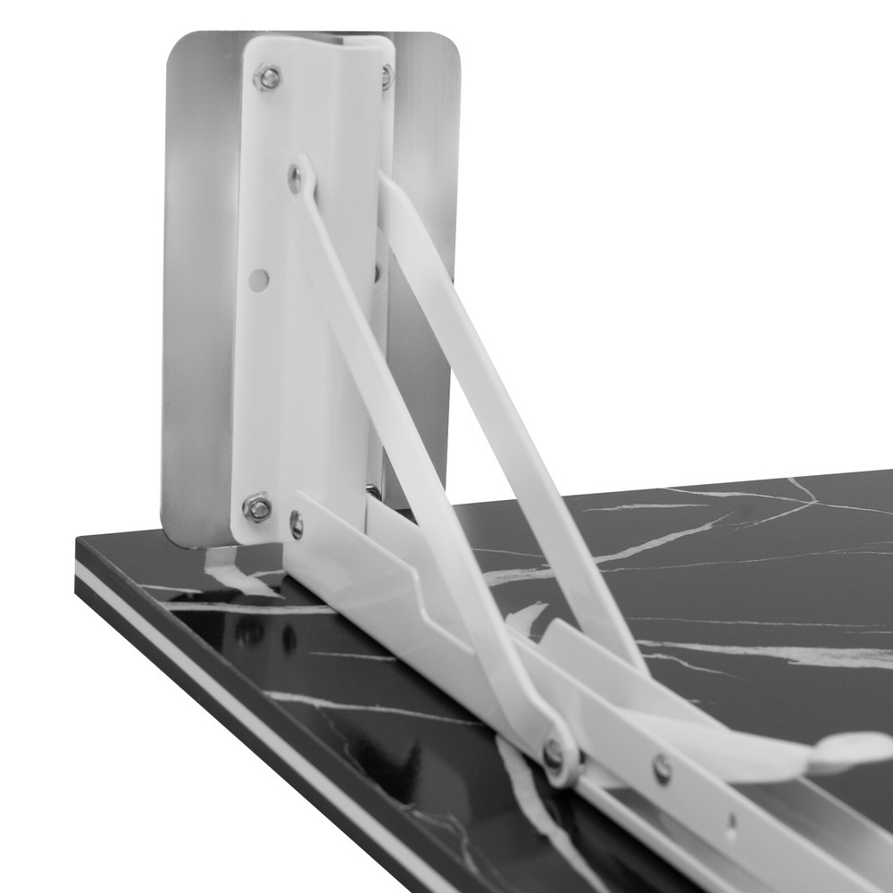 Black Folding Wall Desk, Wall-mounted Folding Table, Wall Mounted Folding Table