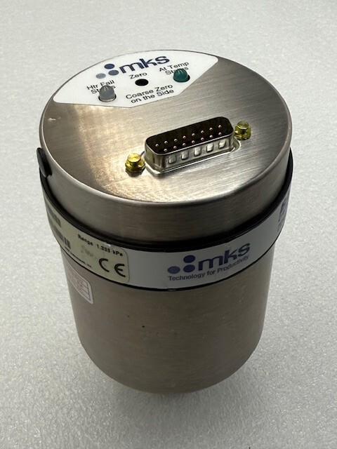 MKS Instruments 627B11TDC2P Range 1.333 kPa Baratron Capacitance Manometer