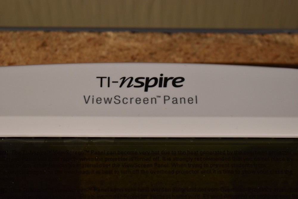 Texas Instruments Ti-nspire ViewScreen Panel No Wires Included