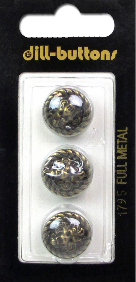 Dill Buttons ~ (1795) - 5/8" - 3 ct
