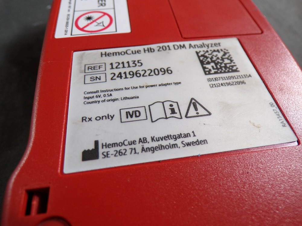 HEMOCUE HB 201 DM SYSTEM ANALYZER