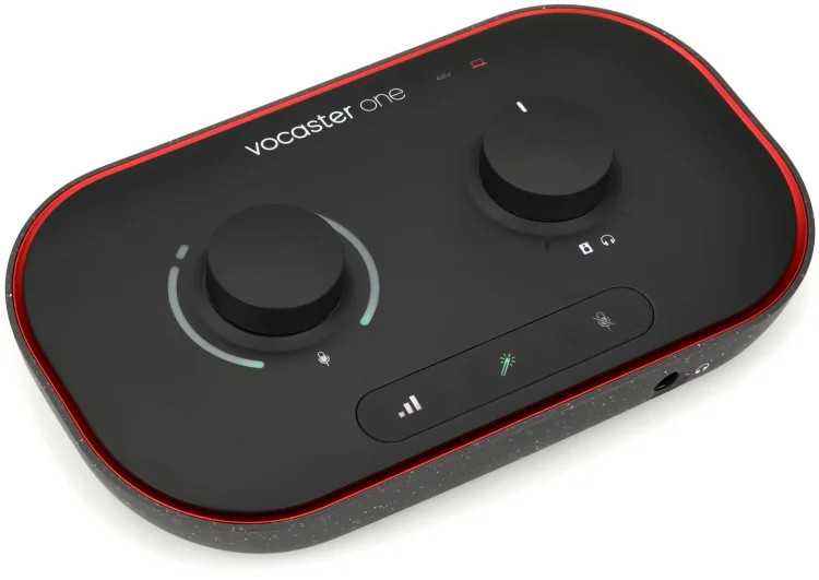 Focusrite Vocaster One USB-C Podcasting Audio Interface