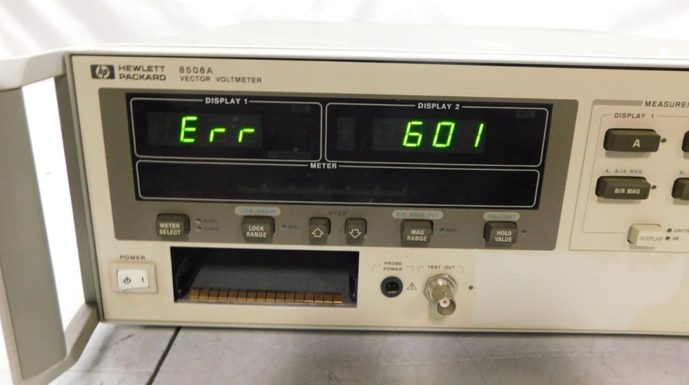 HP Hewlett Packard 8508A Vector Voltmeter 300kHz- 2GHz