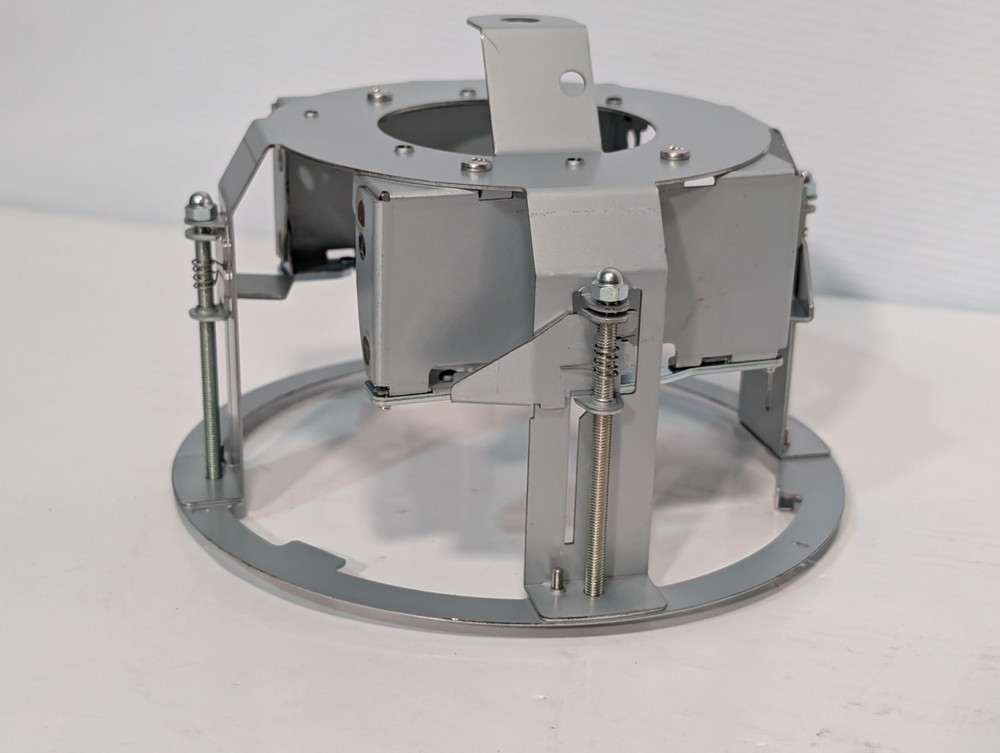 Pelco CCTV Flush Security Camera Mounting Housing Kit for Ceiling White Plate