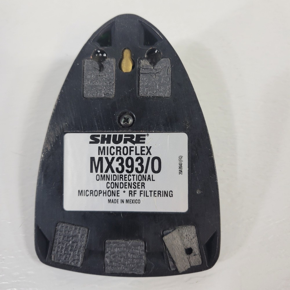 Shure Microflex MX393/0 Omnidirectional Condenser Microphone with RF Filtering