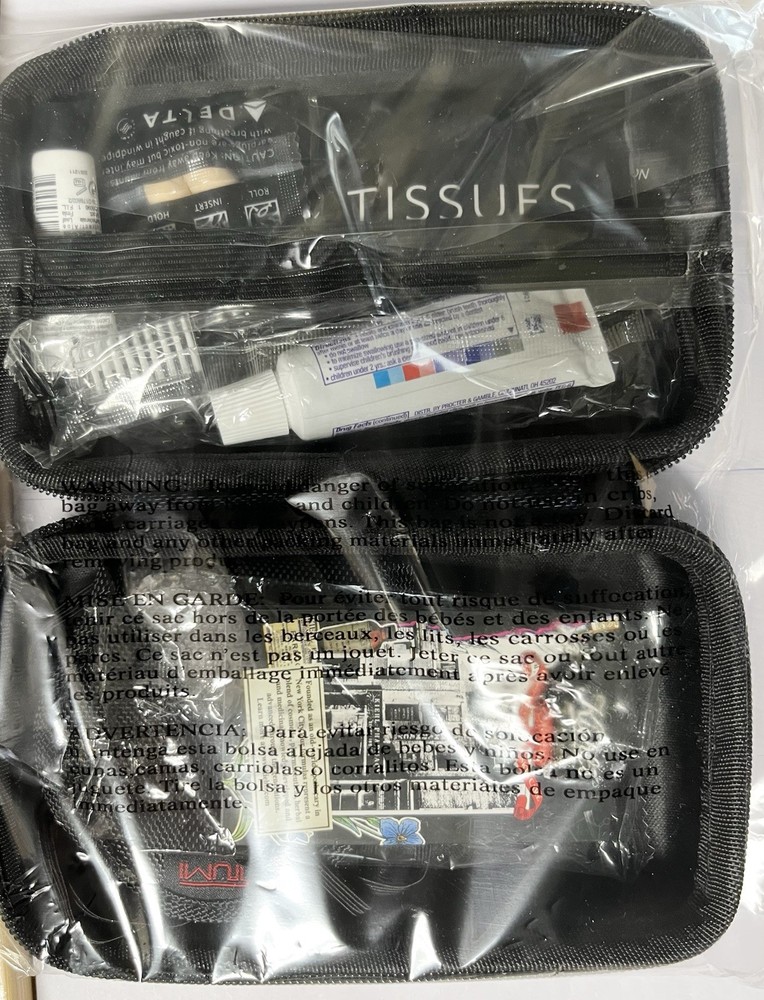 Tumi For Delta First Class Blue Amenity Kit Sealed