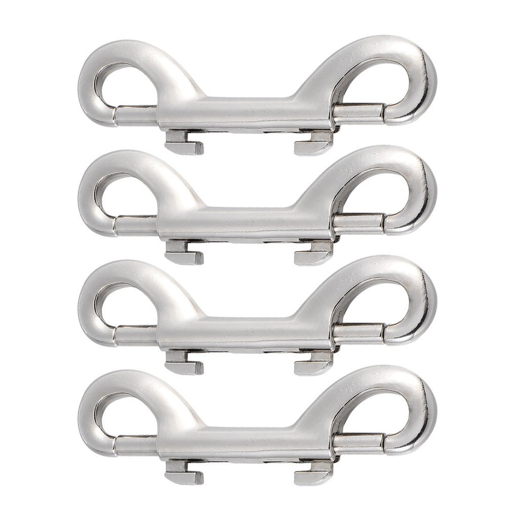 Double Ended Trigger Hook Set 4 Pcs Metal Snap Hooks for Ropes