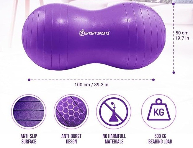 Peanut Exercise Ball Labor Birthing Physical Therapy Anti Burst