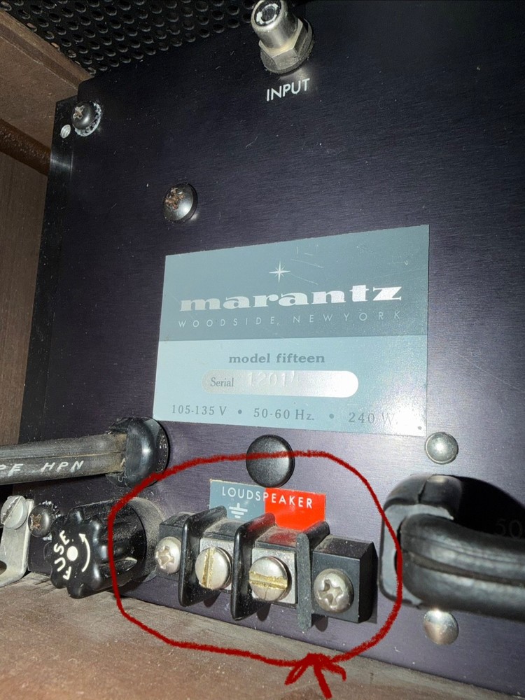 Recapped Marantz Model 15 Amplifier