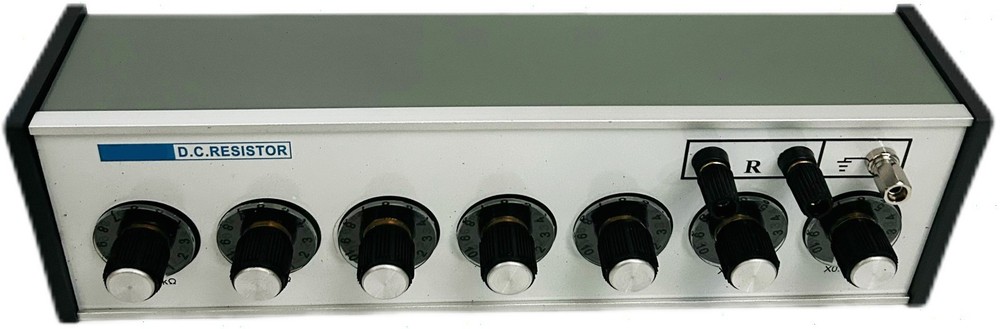 Decade Resistance Box DC Resistor Resistance Box with 7 Dials Value 1111111.0Ω