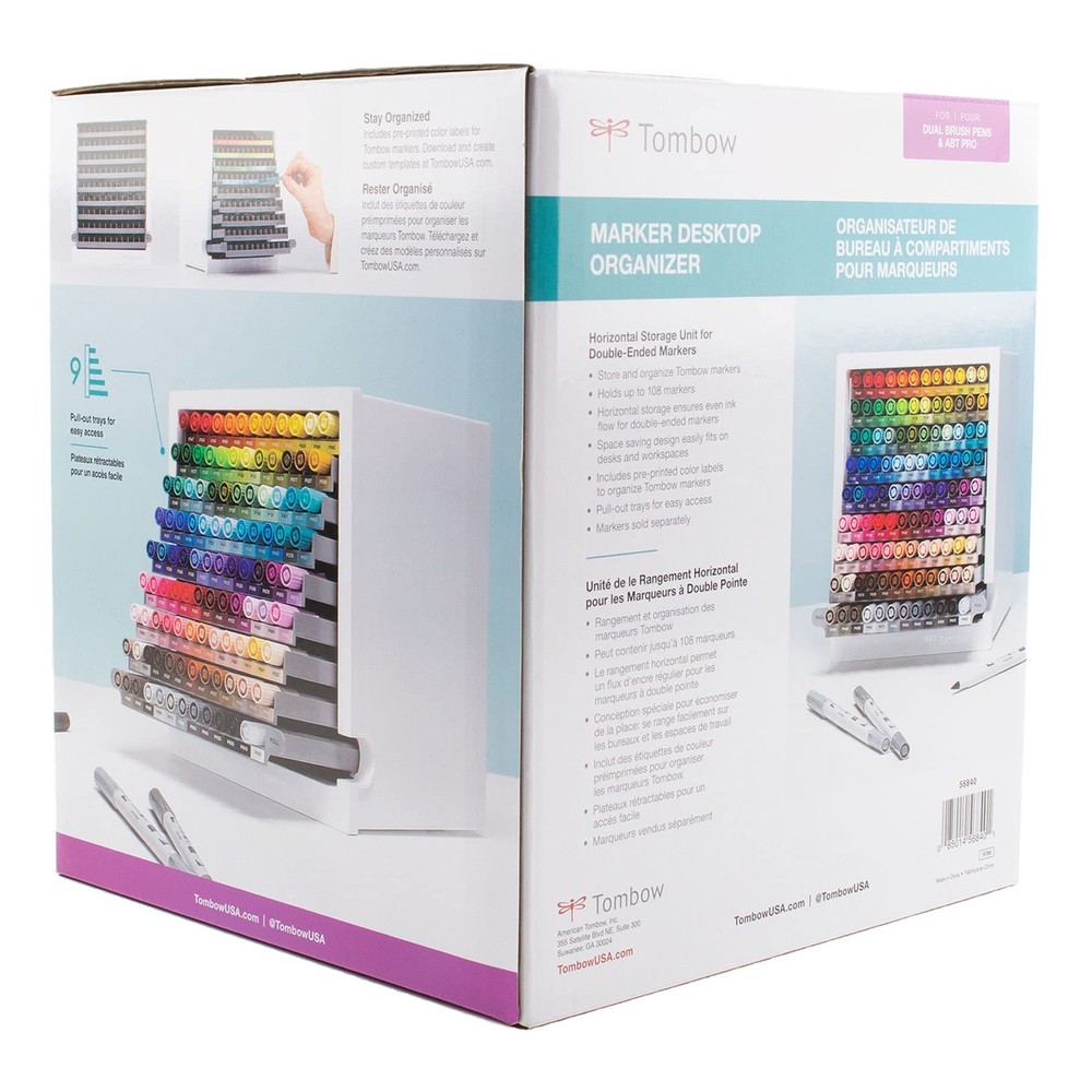 Marker Desktop Organizer - Efficient Storage Solution, White Color