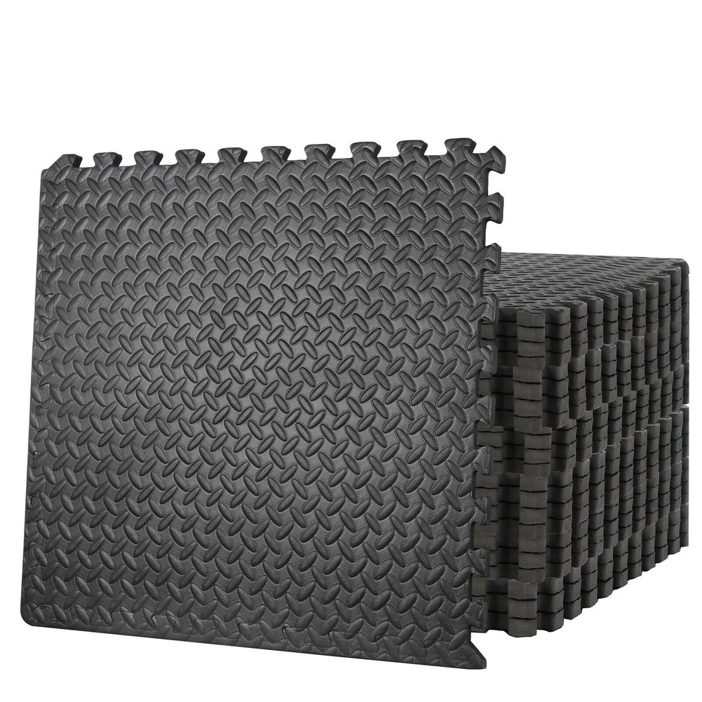 48pcs Puzzle Exercise Mat with EVA Foam Interlocking Tiles for Exercise Gym