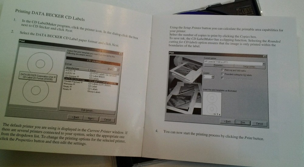 CD Labelmaker 1999 CD-ROM RARE VHTF Retro Tech