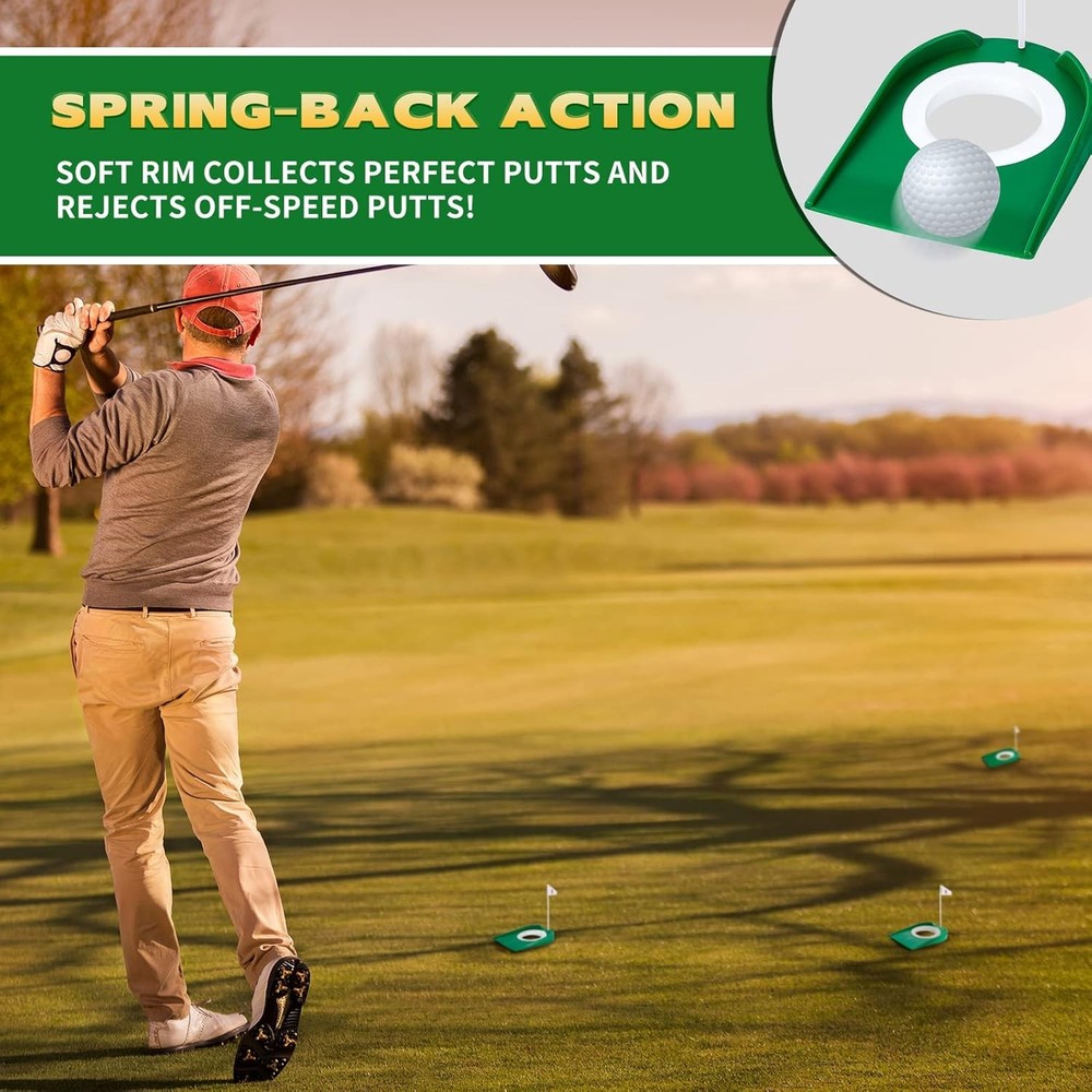 Golf Putting Practice Cup Hole Training Aid Golf Accessories Putt Training