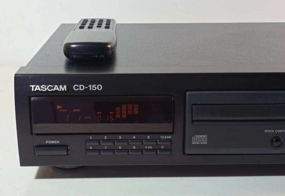TASCAM CD-150 Rack Mountable CD Player With Remote (Fully Tested/Working)