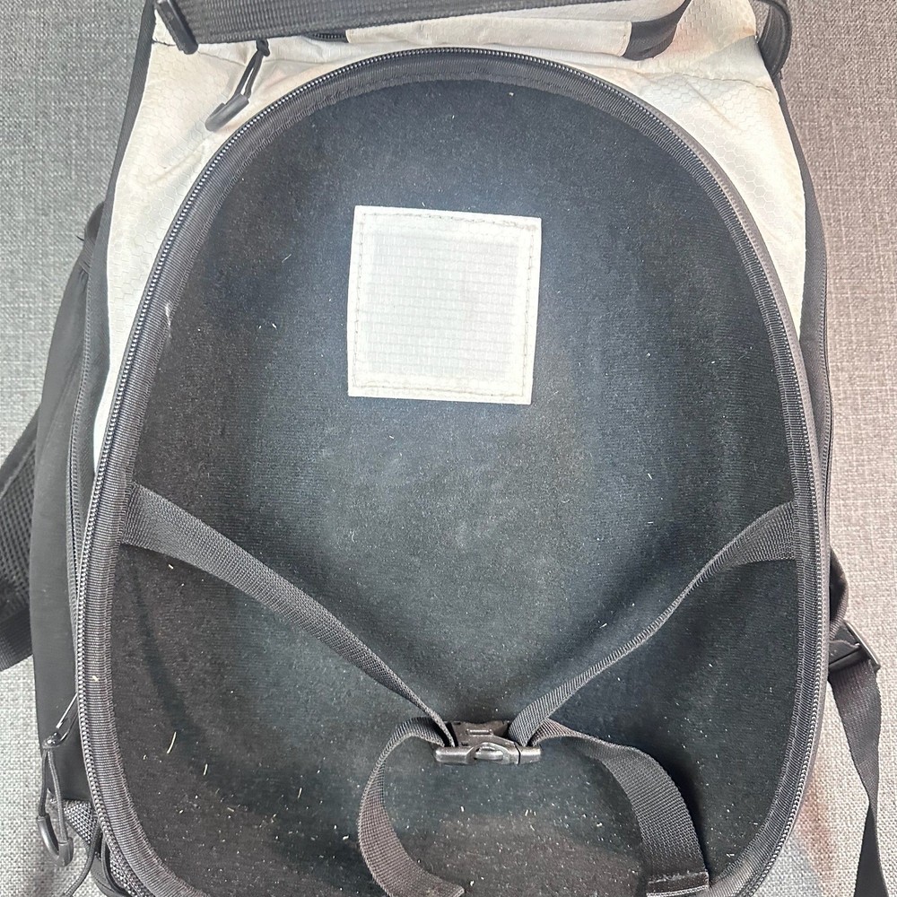 Lizard Skins Backpack Bag White Black Padded Compartment