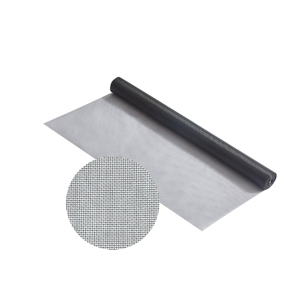 Window Screen Replacement 100 ft × 96 in Window Screen Mesh DIY Adjustable
