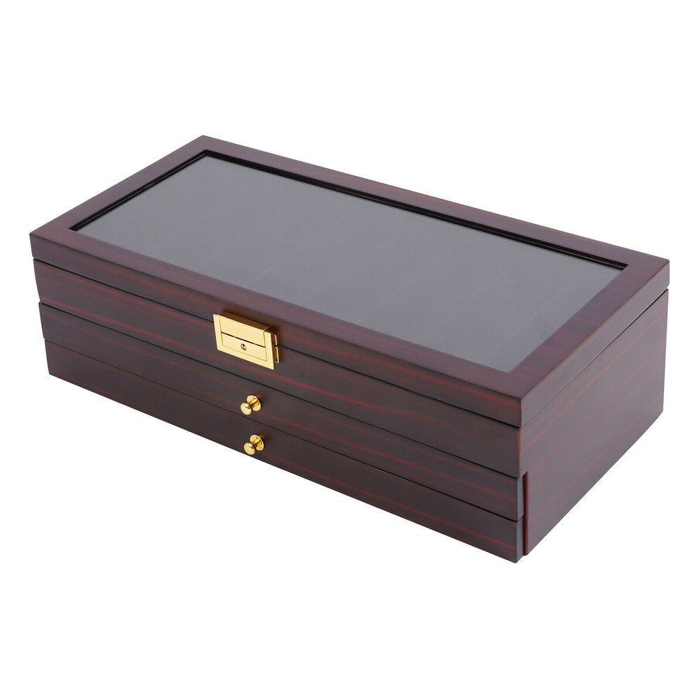 Knife Display Case, Knife Storage Box, 3-Tier Knife Display Case Organizer