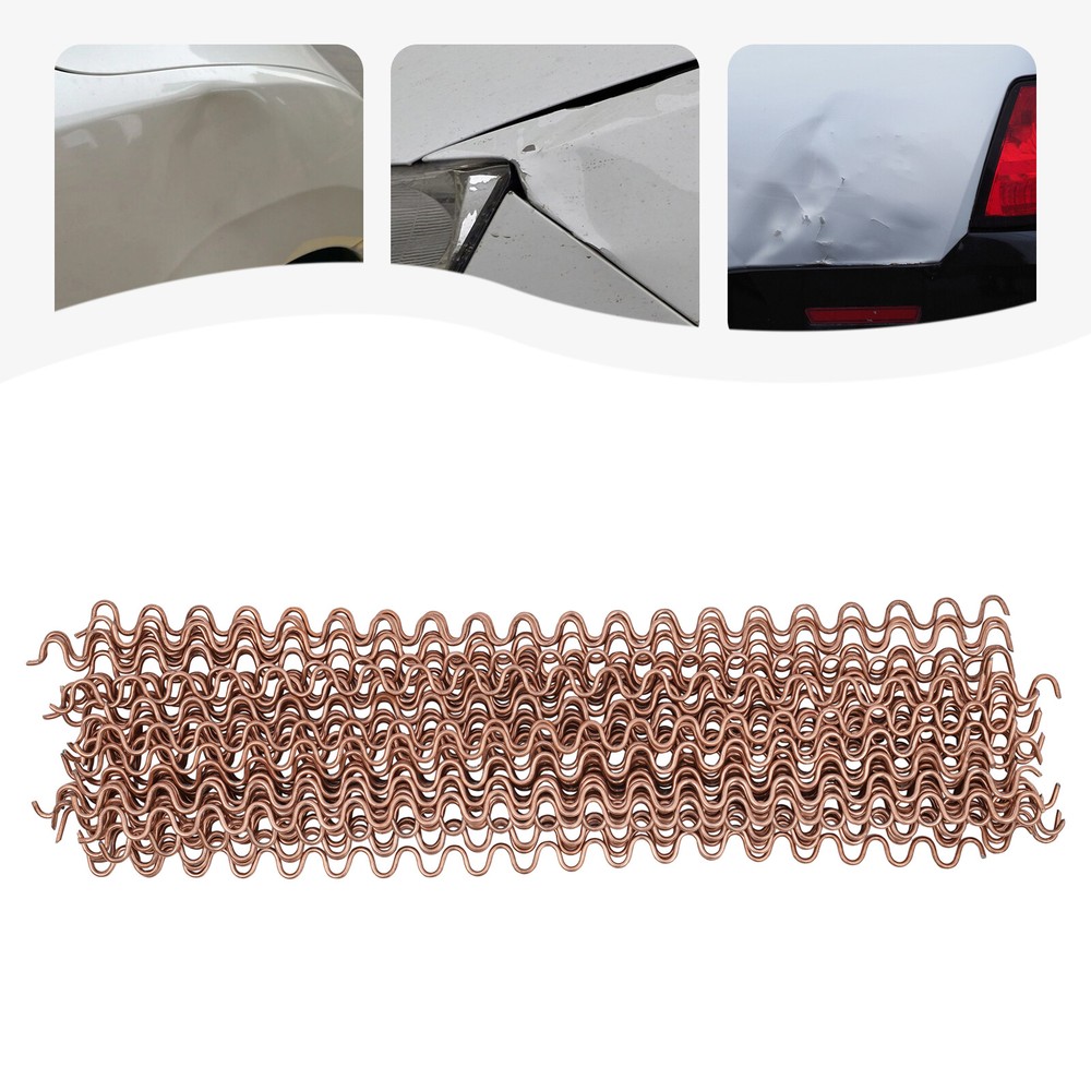 Wave Wiggle Wire Dent Puller Panel Beating Pulling Claw Panel Repair 50Pcs Kits