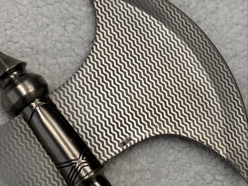 Double Blade Medieval Fantasy Fighting Axe