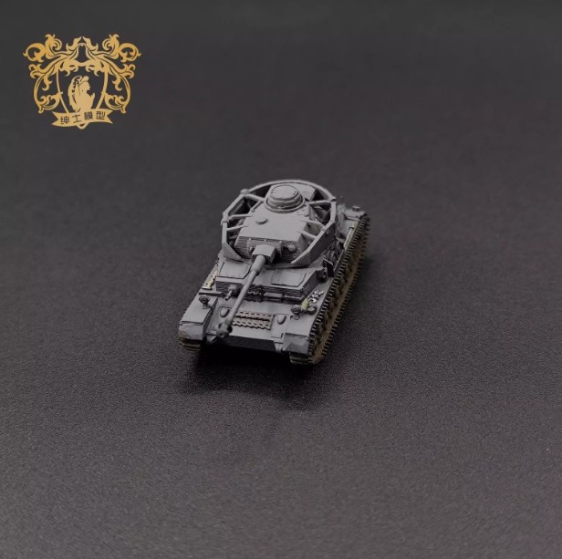 3D Printed 1/144 German Panzer IV  Hydrodynamic Test Type Finished Product