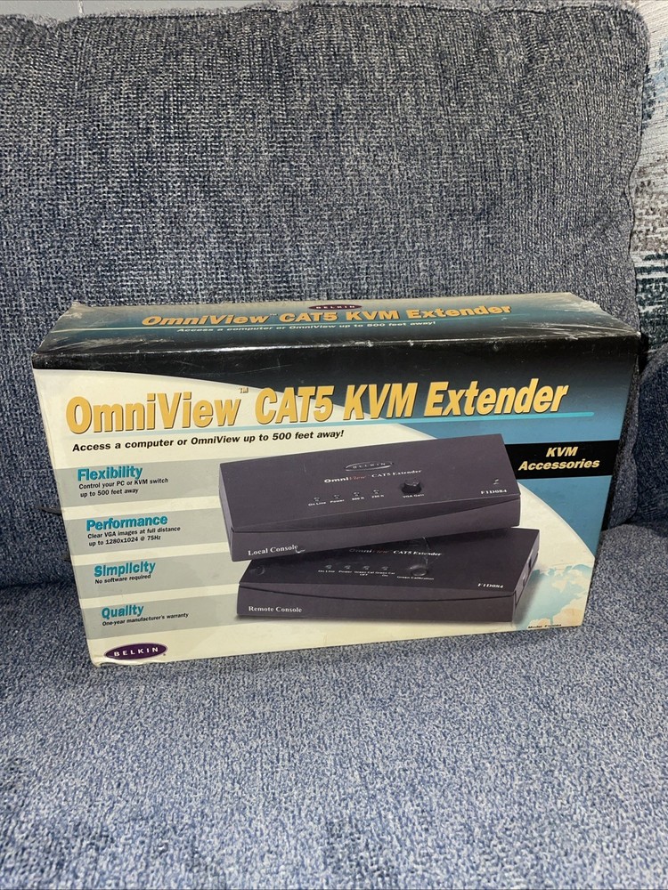 Belkin OmniView CAT5 KVM Extender Transmitter F1D084