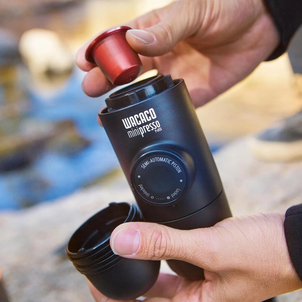 Portable Espresso Machine - No Electricity Required/-
