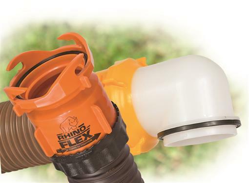 Camco 39834, RV Sewer Hose Fitting Gaskets, 2 Elbow & 2 Bayonet Gaskets