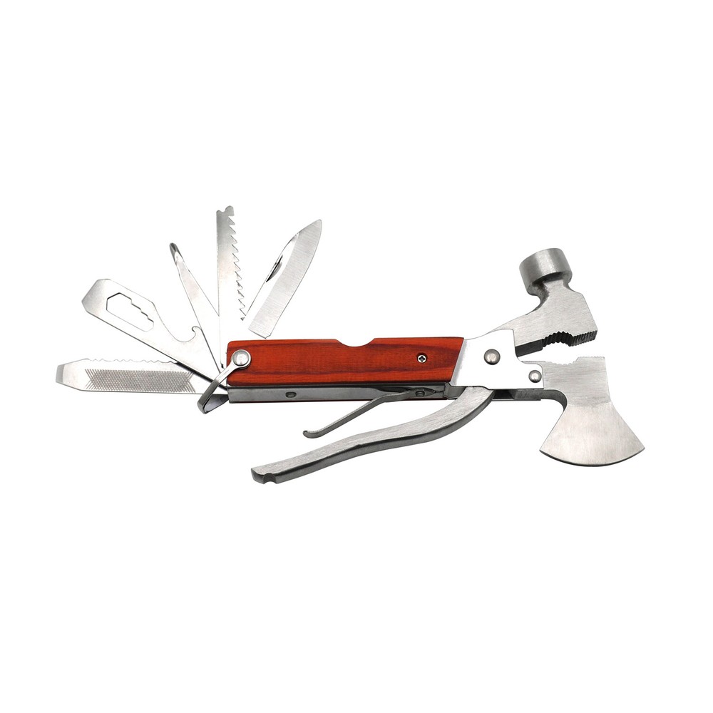 Multi function Outdoor Camping Emergency Survival Tools Axe Hatchet Hammer Plier