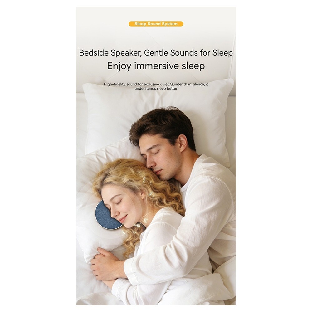 Bluetooth Bedroom Pillow Speaker, Under Pillow Sound Machine with White2012
