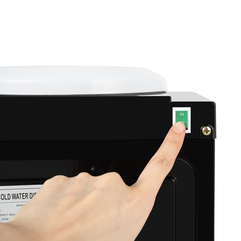 Top Loading Countertop Water Dispenser Hot Cold Water Cooler Drinking Machine