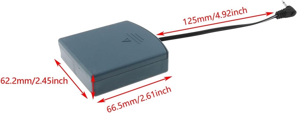 External Battery Pack with 2.5mm DC Jack for Some Safe Box DGZZI 4 AA...