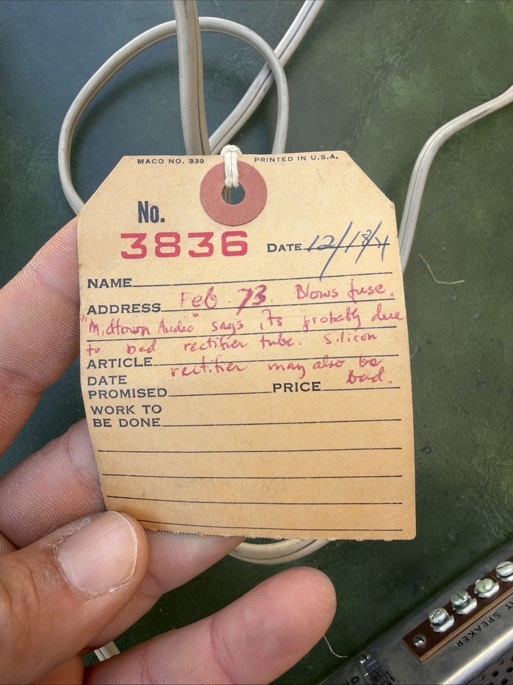 Dynaco ST-70 Tube Amplifier-Mullard Tubes - Untested 🔥🔥🔥