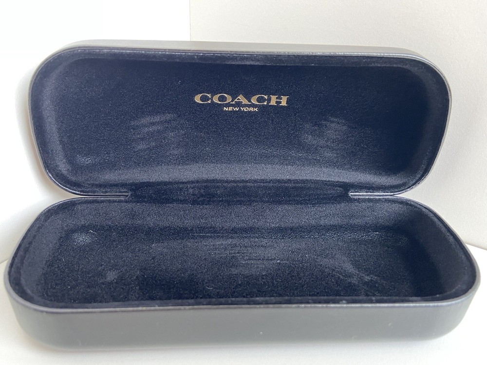 New COACH Black Eyeglasses Case .