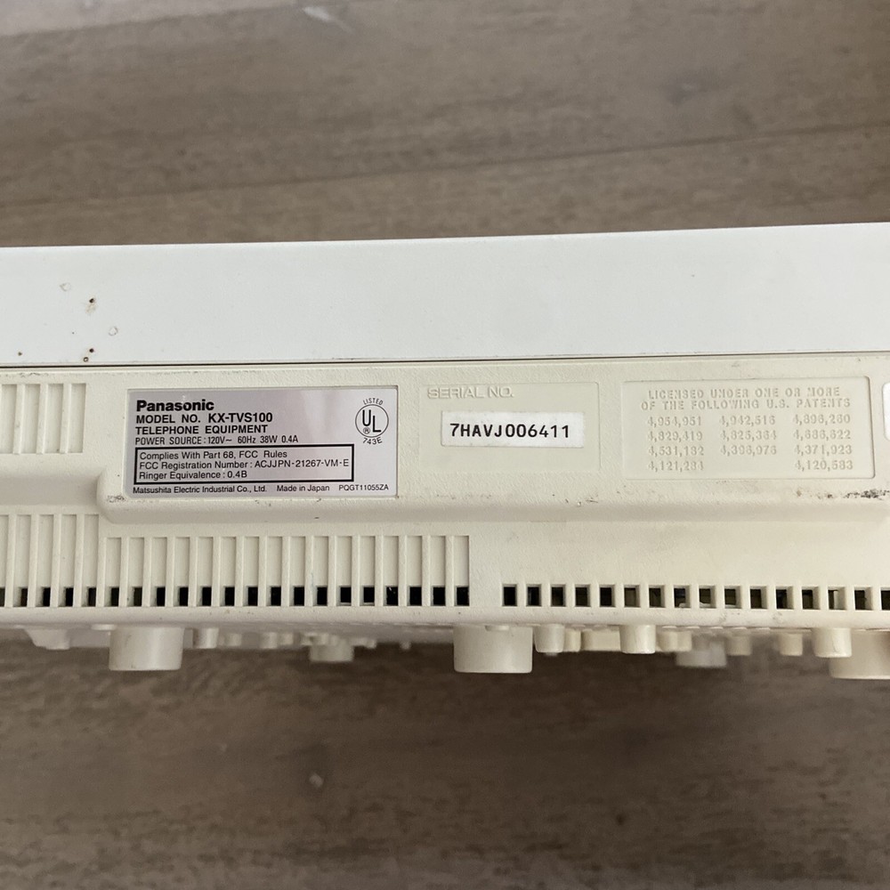 Panasonic KX-TVS100 KXTVS100 2 Port Voice Mail System READ