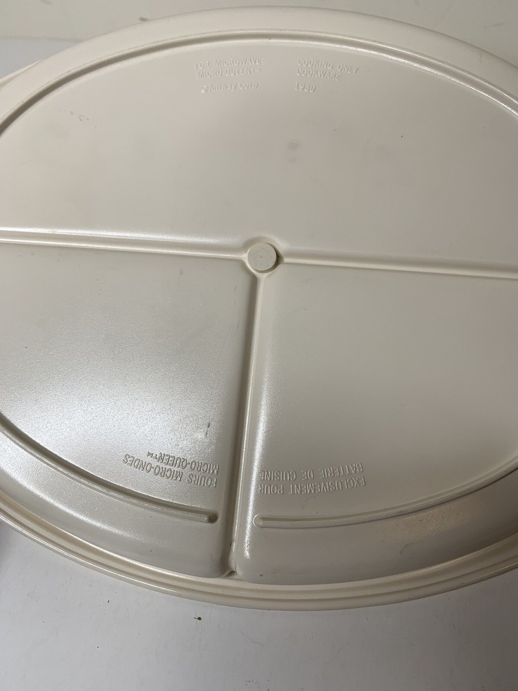 Amway Micro-Queen Cookware Melamine Microwave Medium Lid Replacement 1980